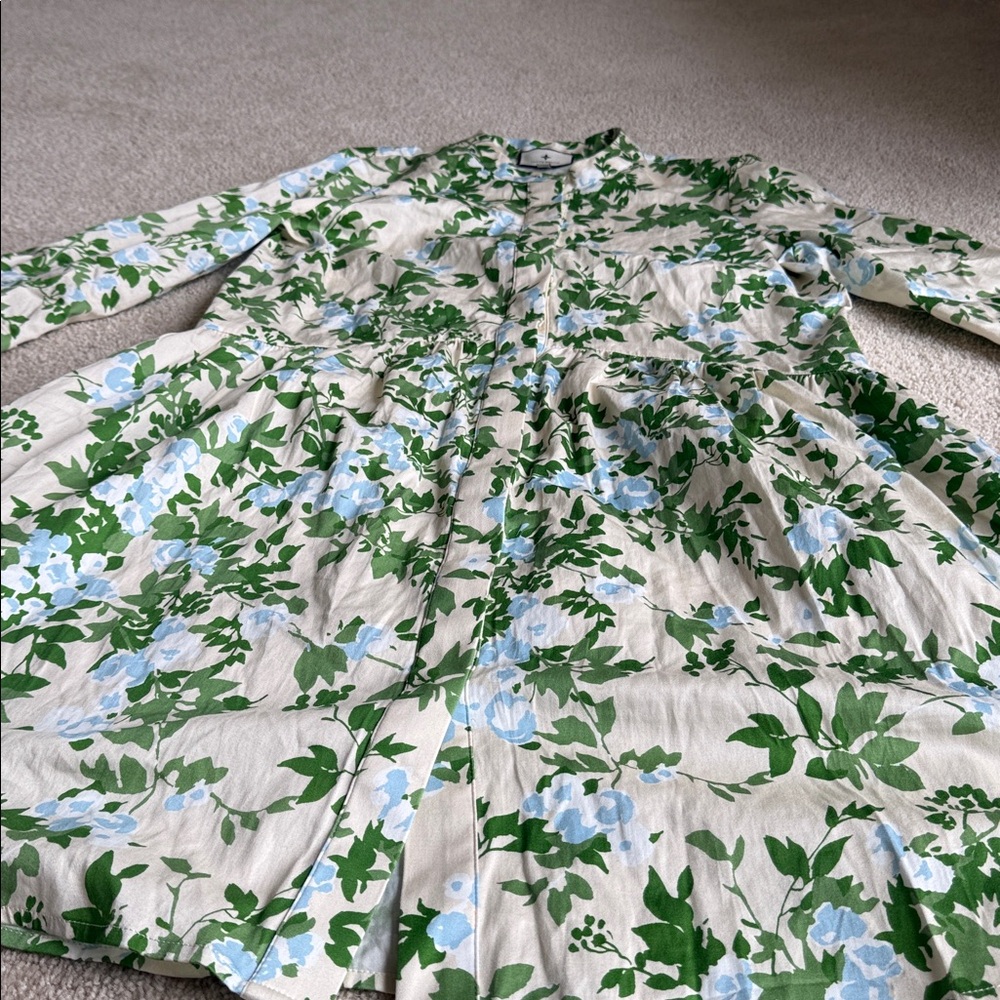 Tuckernuck English Ivy Royal Floral Dress Size Small - Picture 5 of 10